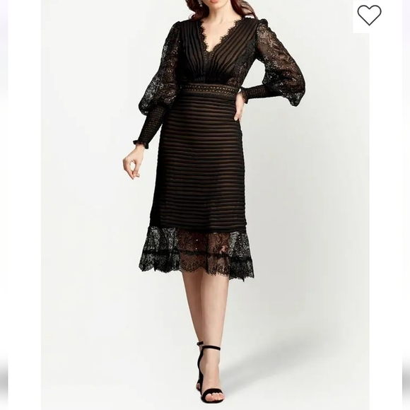 Tadashi Shoji Nyssa floral-lace dress - Picture 2 of 9